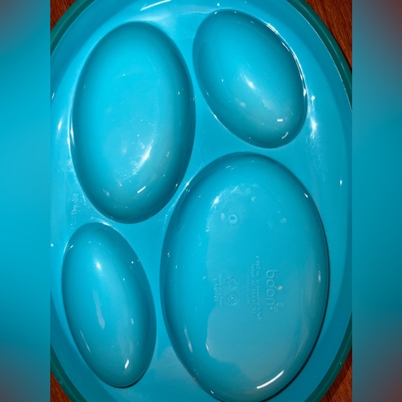 Boon Platter Edgeless Nonskid Divided Plate - Picture 2 of 2